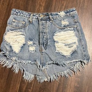 Denim skirt